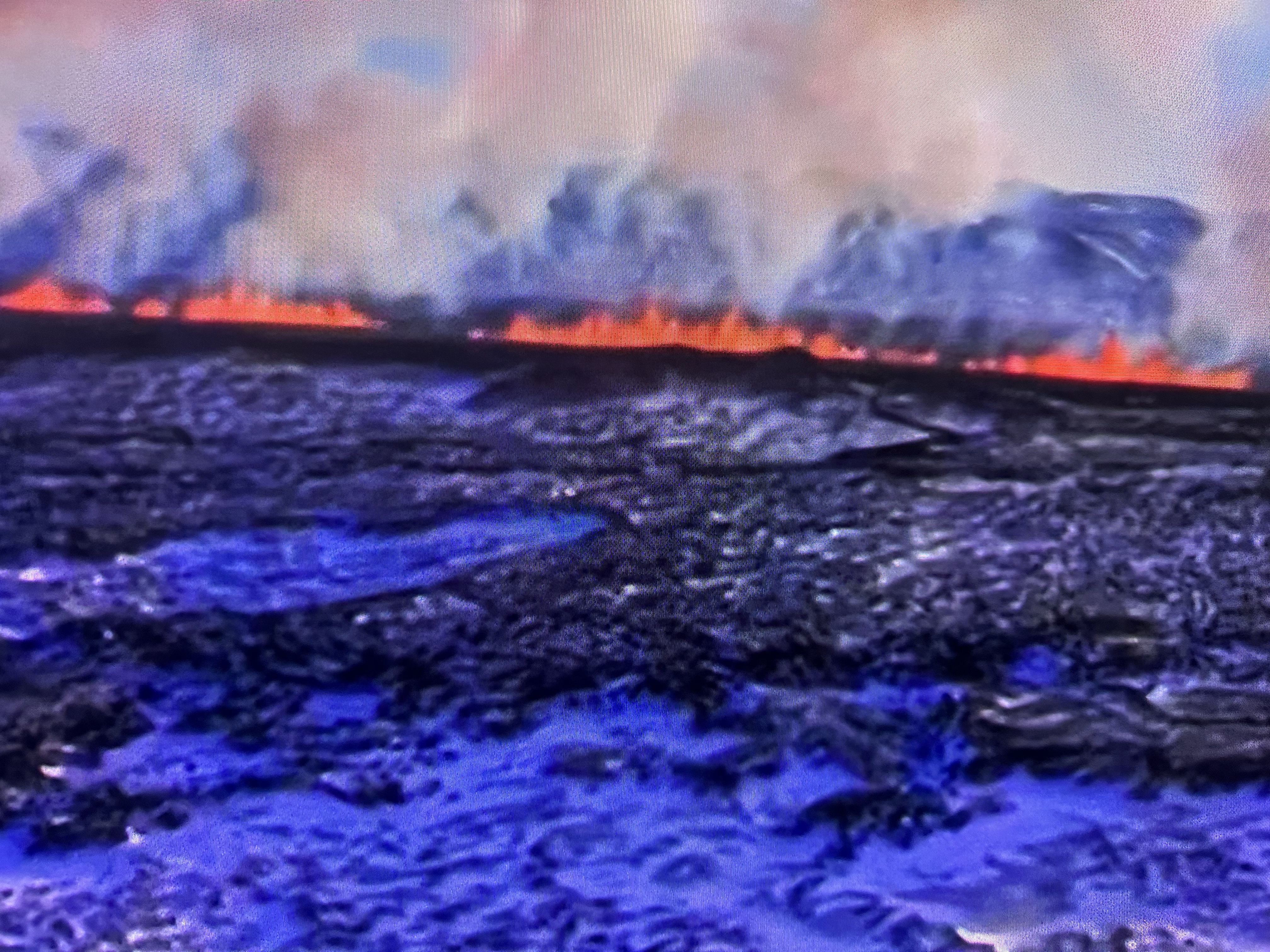 Volcano erupts in Iceland