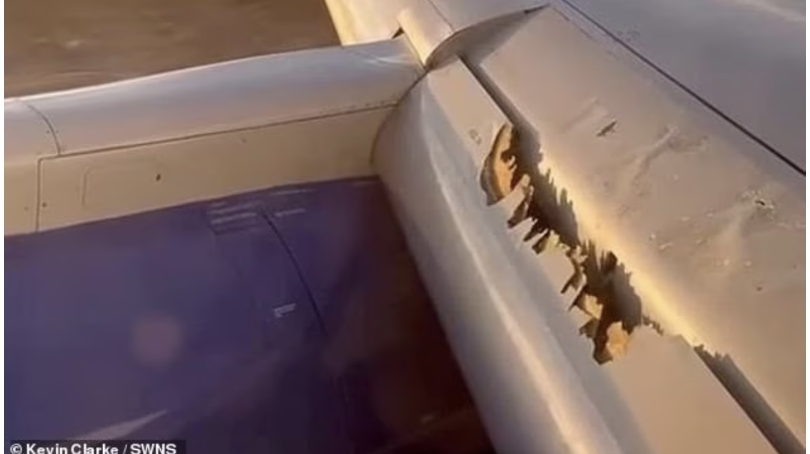 Plane’s wing disintegrated while on flight