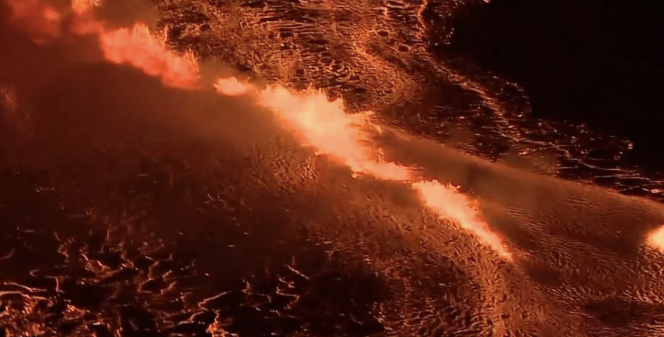 Southern Iceland Lava triggers a state of Emergency