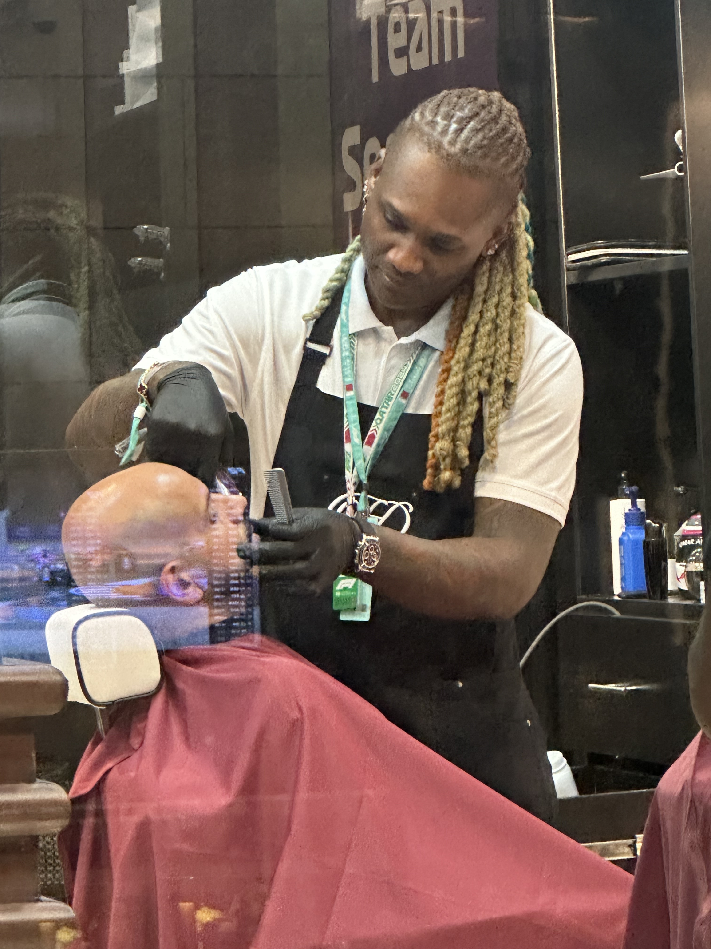 Sheldon Edwards, London-based designer barber